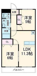 テイクス【1階】の間取り