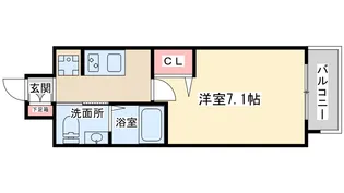 1Kの間取り画像