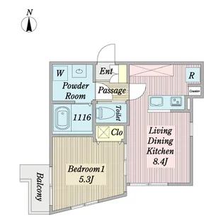 CELM中目黒【3階】の間取り