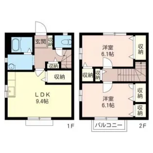 グリーンパーク 富士見 I【1階】の間取り