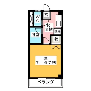 ホワイトパレス飯島【1階】の間取り