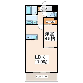 Mth GRANDE 新大江【7階】の間取り