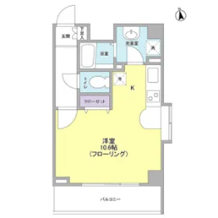 東京都千代田区東神田2【マンション】の間取り