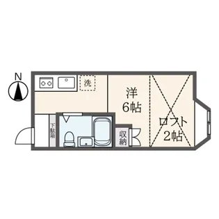 サンハイム程久保【2階】の間取り
