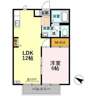 メゾン・グランディール【2階】の間取り