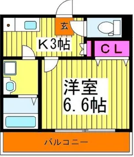 ティエラ【3階】の間取り