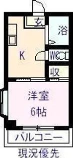 La Grace 壱番館【3階】の間取り