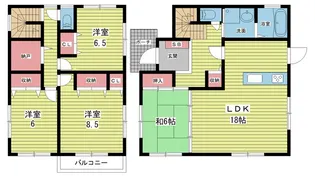 大阪府豊中市緑丘2【一戸建】の間取り