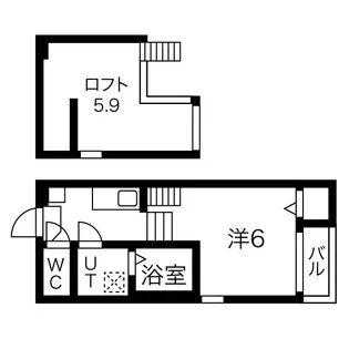 ラピスラズリ【2階】の間取り
