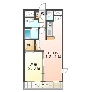 LIVE南新町【1階】の間取り