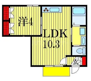 千葉県船橋市浜町1【マンション】の間取り