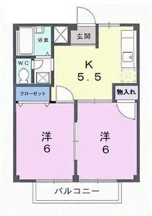 マイウェイ【2階】の間取り