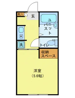 埼玉県蕨市塚越1【アパート】の間取り