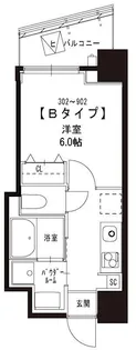 東京都港区芝2【マンション】の間取り