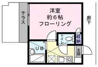 ピュアA上石神井【1階】の間取り