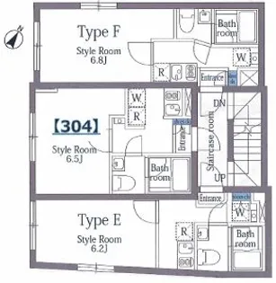 ラフィーネ音羽【1階】の間取り