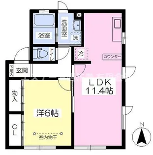 サンモール【2階】の間取り