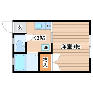 さくらハイツ【1階】の間取り