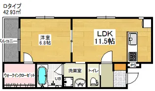 グランツ東松戸【3階】の間取り