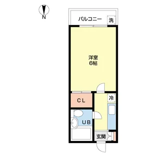 第十五安藤ハイツ【1階】の間取り