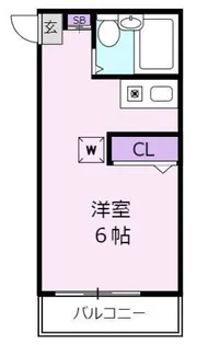 ルージュ駒場【3階】の間取り