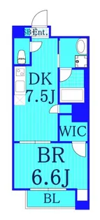 レジデンスセゾン子安【2階】の間取り