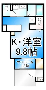 The Loft-N【1階】の間取り