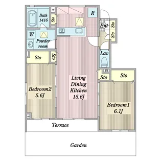Grace(グラース)【1階】の間取り