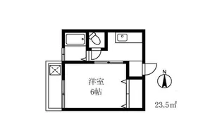 コーポ明日香【1階】の間取り