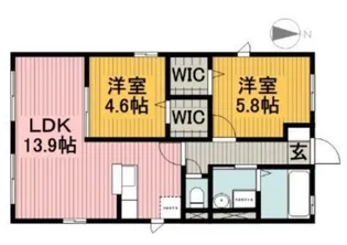 MSD HEIM【2階】の間取り