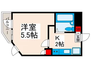 マスターピース三ノ輪【1階】の間取り