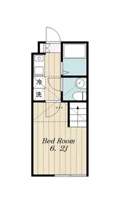 メゾンスーリール弐番館【1階】の間取り
