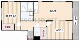 チャームタウン【2階】の間取り