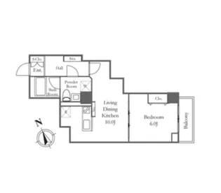 リバーシティ21新川【27階】の間取り