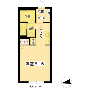 クォーレ【3階】の間取り