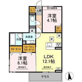 Garden蔵【1階】の間取り