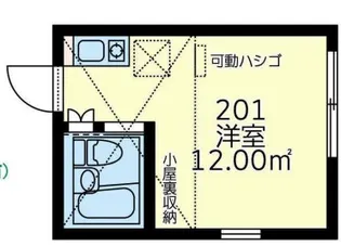 ユナイト藤棚エミール・フランソワ【2階】の間取り