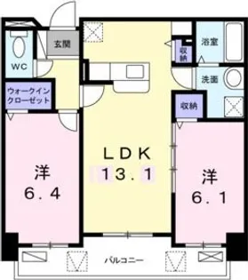 ミカーレ・トーゲン【4階】の間取り