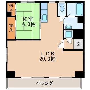 主税ビル【9階】の間取り