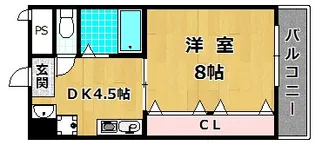 ベルフォーレ【2階】の間取り