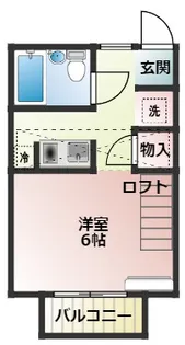 ブルーコスモ西坂田【2階】の間取り