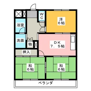 第3藤島ビル【2階】の間取り