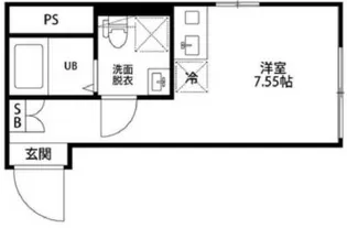 CICADA RESIDENCE OGIKUBO【2階】の間取り