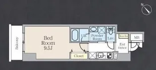アルトヴィラ虎ノ門【3階】の間取り
