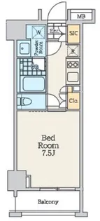 クレストコート中野富士見町【5階】の間取り