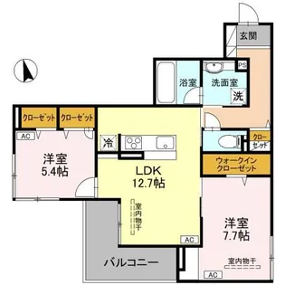 D-Radiante【3階】の間取り