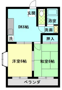 ハイツ坂【2階】の間取り
