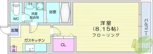 クレフラスト東仙台南【1階】の間取り