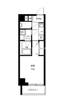 オーキッドレジデンス上野稲荷町II【10階】の間取り