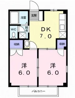 ガーデン・ハイツ【2階】の間取り